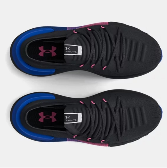 NWOT Men's Under Armour HOVR Phantom 3 Running Shoes - Black - Picture 2 of 5